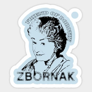 Friend of Dorothy Zbornak Sticker